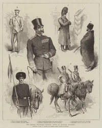 Le différend frontalier afghan, types de soldats russes